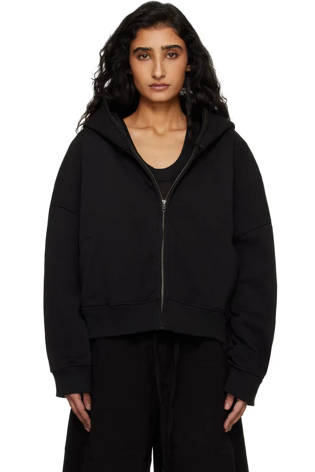 Black Eternal Zip Hoodie