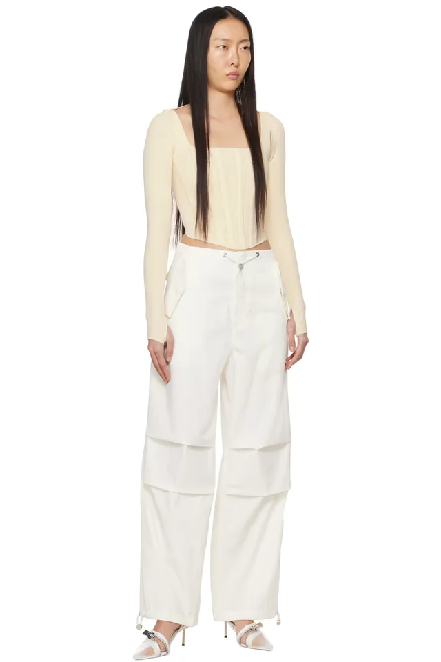 Dion Lee Beige Bolero Tank Top, photo 5 of 5 from SSENSE