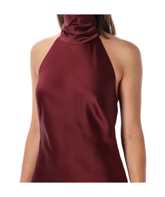 Ralph Lauren bow-detail halterneck dress, photo 3 of 3 from SENSER