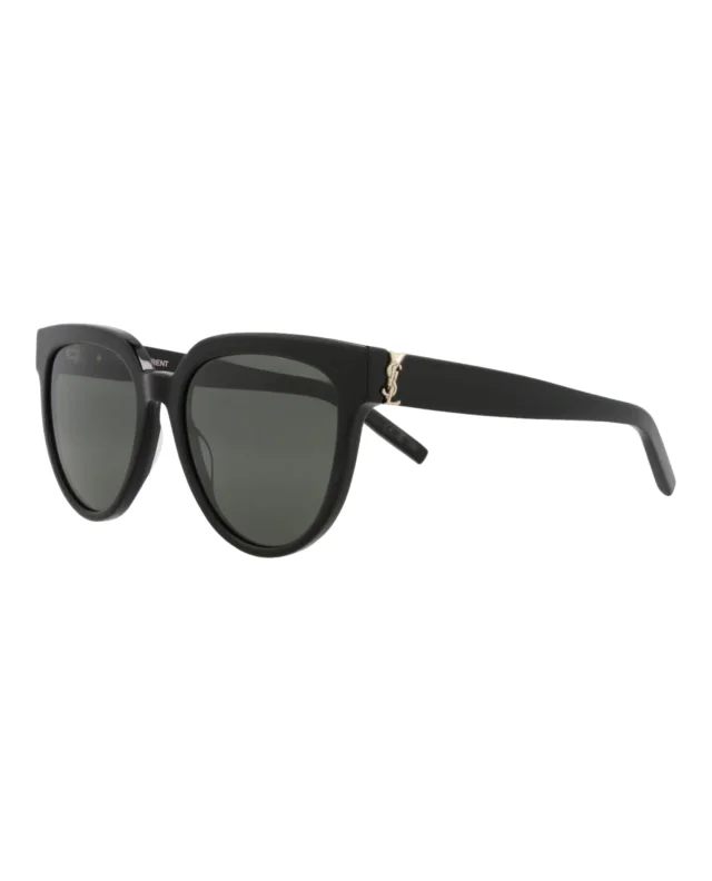SAINT LAURENT Cat Eye-Frame Acetate Sunglasses in black, photo 2 of 5 from ShopSimon