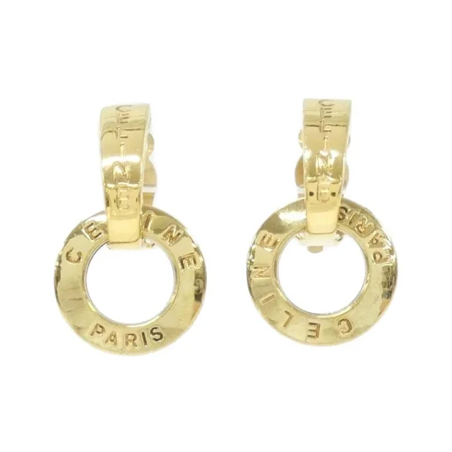 Celine 【ヴィンテージ】セリーヌ イヤリング in GOLD(ゴールド) 横x縦: 1.8cmx3cm from KOMEHYO