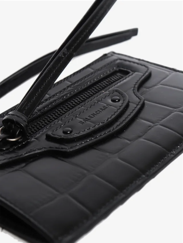 Balenciaga Black City card holder in Black Leather from Sign of the Times, photo 3 of 5