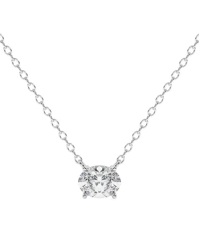 Lab Grown Diamonds 14K 0.75 ct. tw. Lab-Grown Diamond Necklace, image 1 of 1 from Rue La La