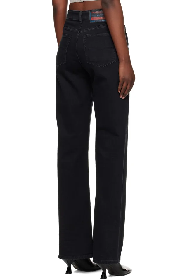 Diesel Black 1971 D-Sent 09n89 Regular Jeans, photo 3 of 4 from SSENSE