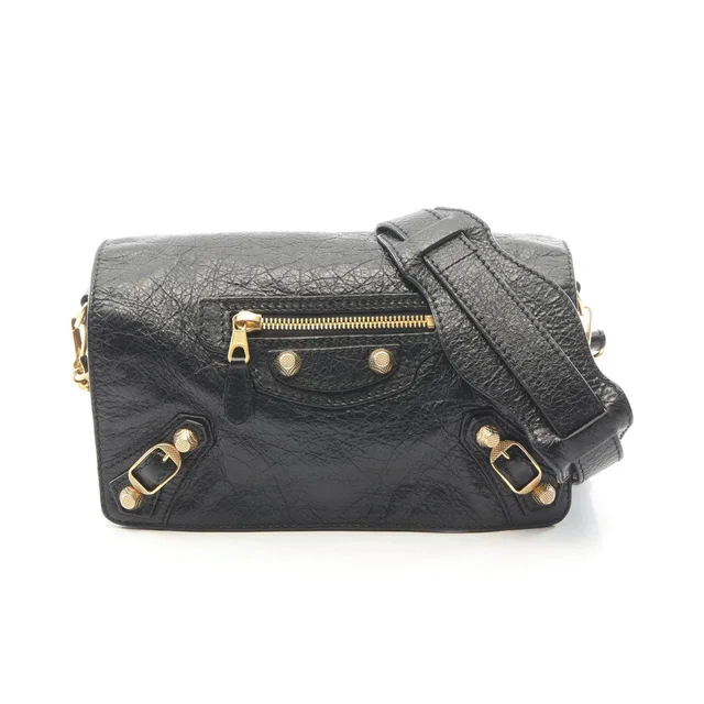 Balenciaga Giant Tool Kit Leather Shoulder Bag in Leather from LuxUness