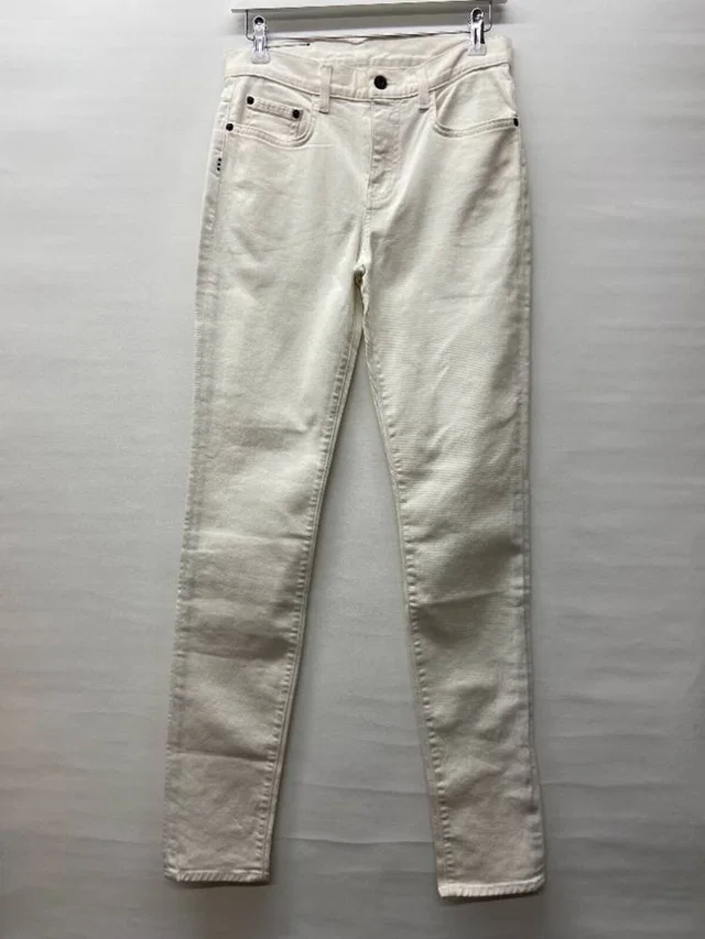 Proenza Schouler Denim Trousers White Size: S in White Cotton from Oxfam Online Shop