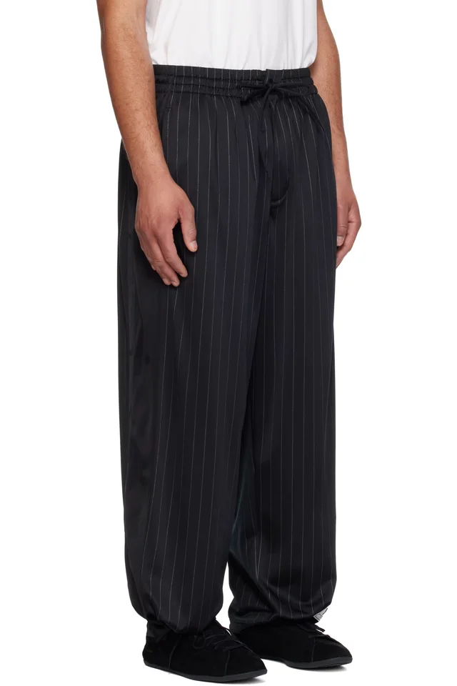 Y-3 Black Basketball Track Pants, photo 2 of 4 from SSENSE