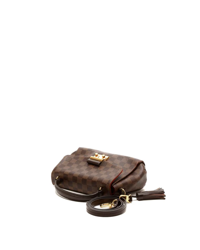 Louis Vuitton Damier Ebene Croisette Bag in Brown Canvas from A Retro Tale, photo 4 of 9