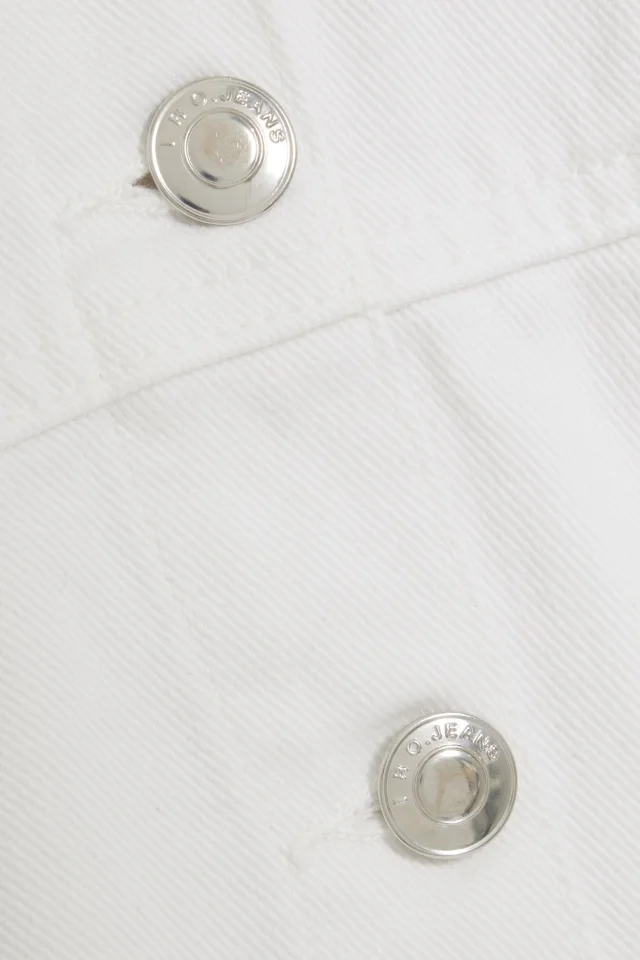 Iro Mylene Cropped Denim Jacket in White, photo 4 of 4 from THE OUTNET