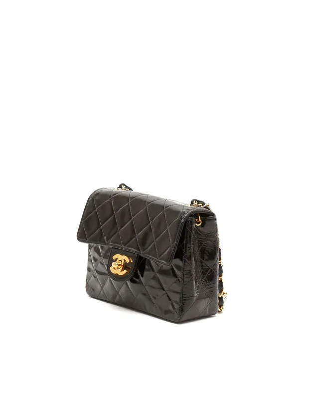 Chanel Classic Patent Square Single Flap Bag in Patent leather from A Retro Tale, photo 2 of 4