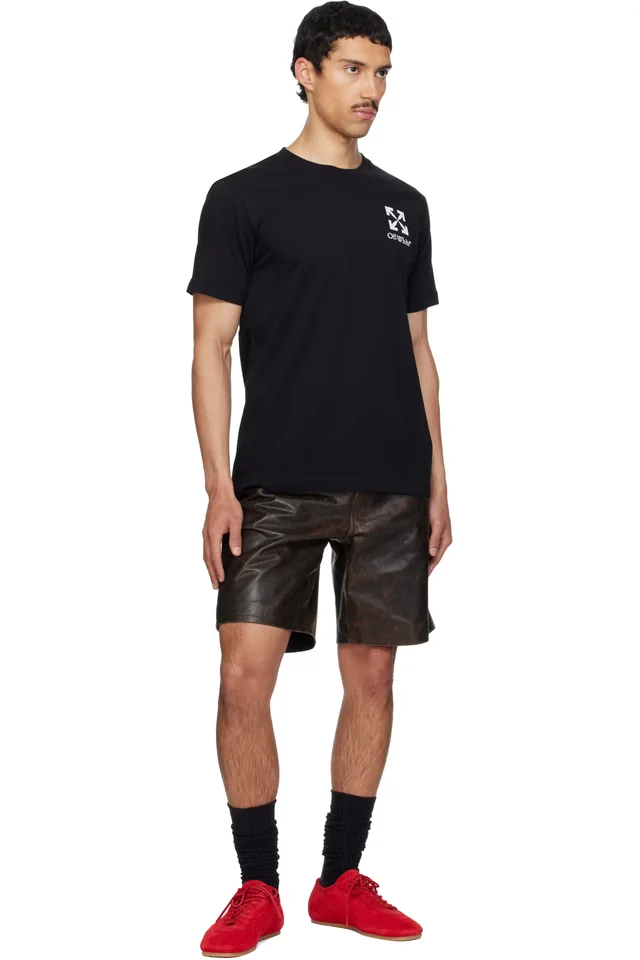 Off-White Black Small Arrow Slim T-shirt, photo 4 of 4 from SSENSE