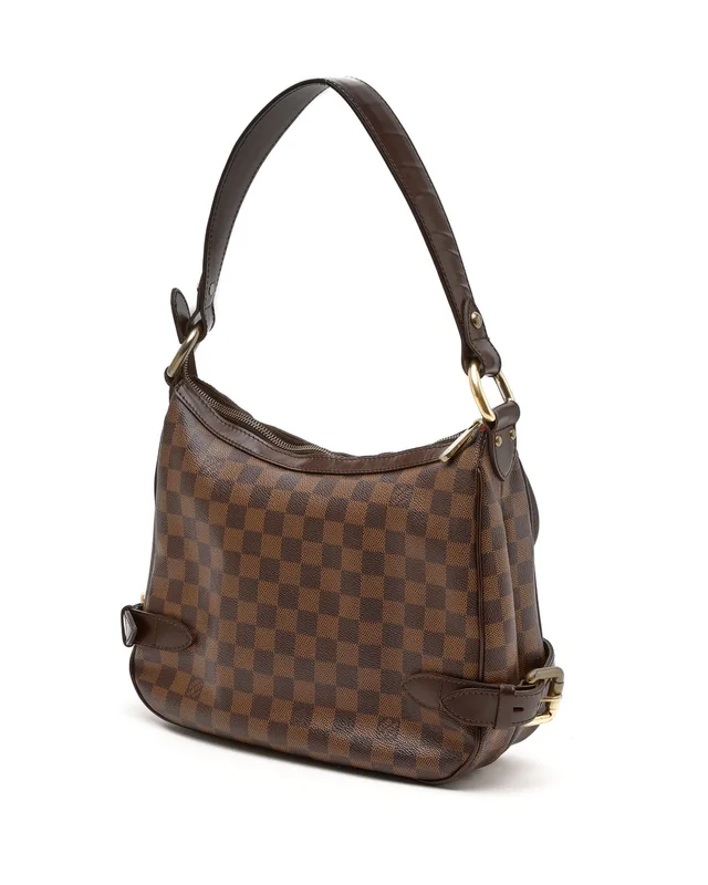 Louis Vuitton Damier Ebene Highbury Shoulder Bag in Brown Canvas from A Retro Tale, photo 3 of 8