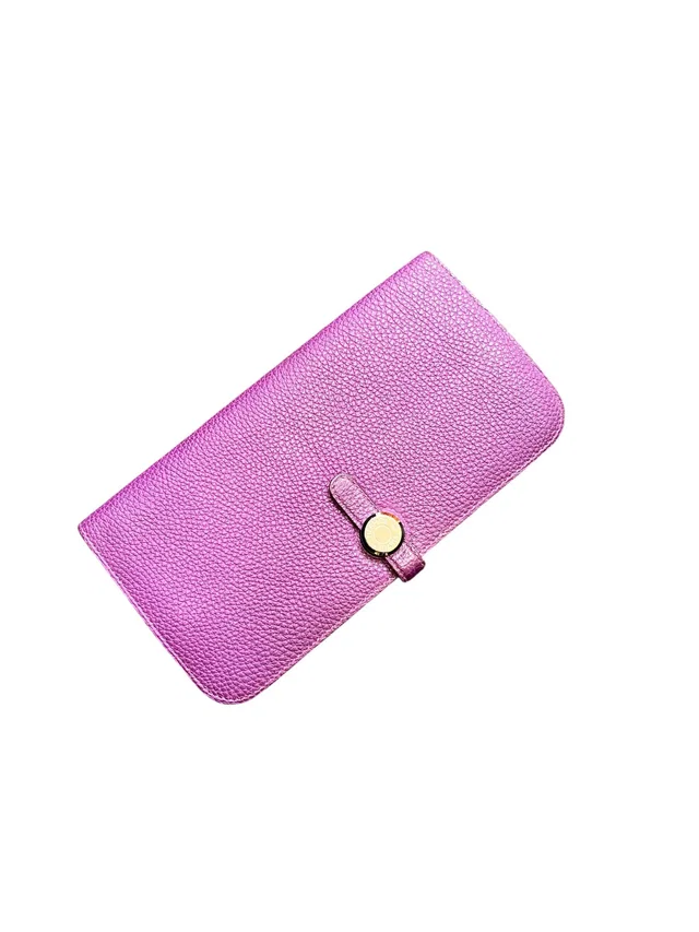 Hermès Dogon Wallet Ultraviolet Togo PHW #T in Togo leather from Luxury Promise