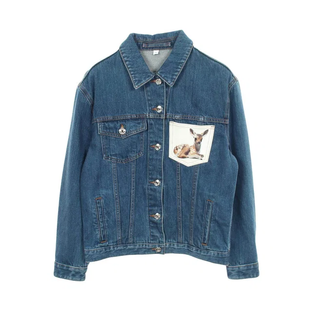 Burberry Cotton Denim Jacket in Denim from LuxUness