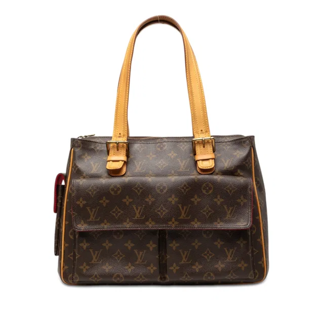 Brown Louis Vuitton Monogram Multipli Cite Tote Bag in Brown Coated canvas from Designer Revival