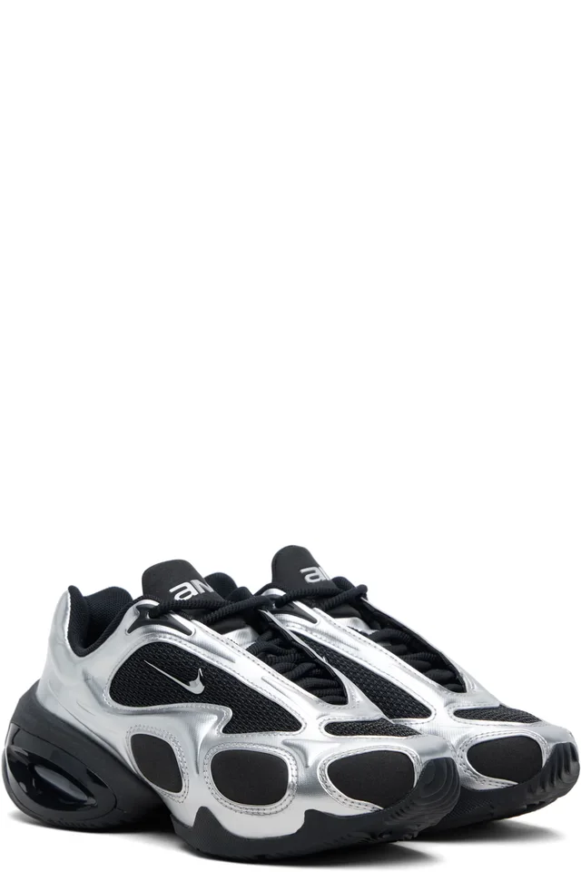 Nike Black & Silver Air Max Muse Sneakers, photo 4 of 5 from SSENSE