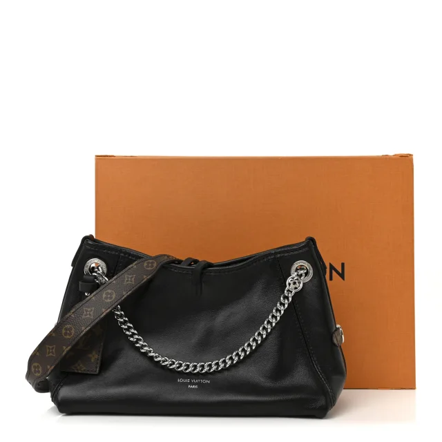 Louis Vuitton CarryAll Cargo Vibe PM Black in Black Lambskin from FASHIONPHILE, photo 10 of 10