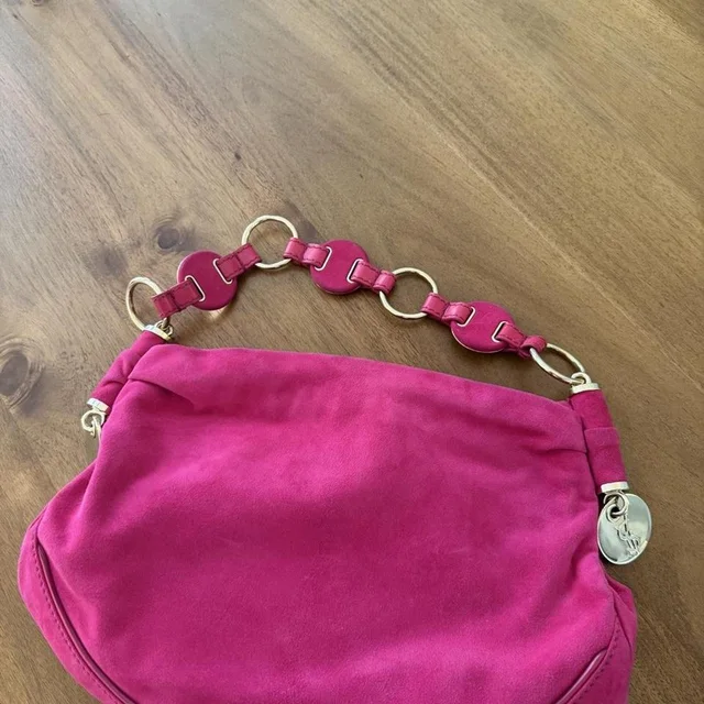 Saint Laurent Women's Shoulder bags - Pink in pink from Depop, photo 1 of 1