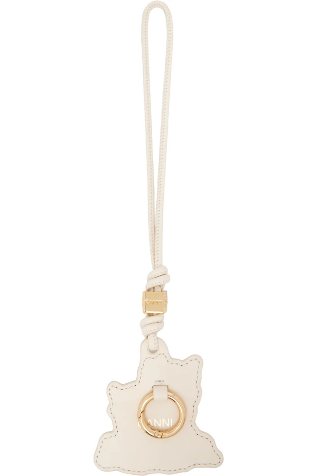 GANNI Off-White Pony Keychain, photo 2 of 2 from SSENSE