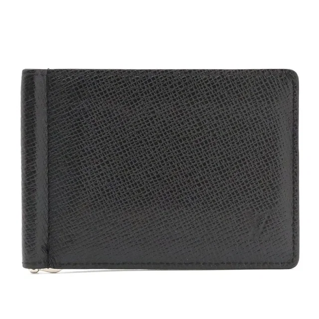 Louis Vuitton Taiga Portefeuille Pince Bi-Fold Wallet With Money Clip, Noir Black M62978 in multicolor Leather from Grailed