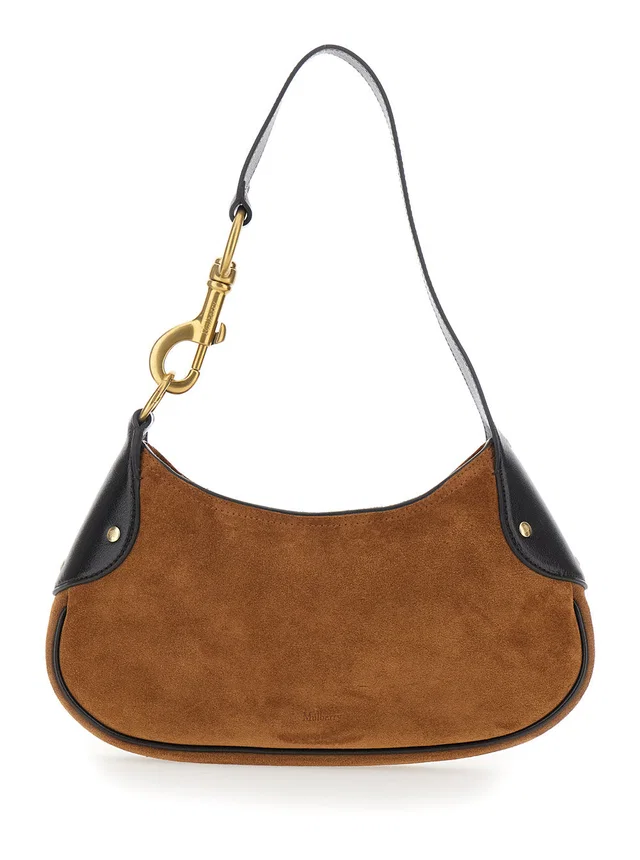 Mulberry Hackney Shoulder Bag — Brown Calf Leather in Brown Calfskin from HEWI