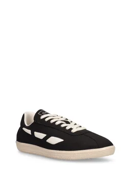 Saye Sneakers Model '70 Vegan Black in 50% Polyurethane, 50% Nylon, photo 3 of 6 from LUISAVIAROMA