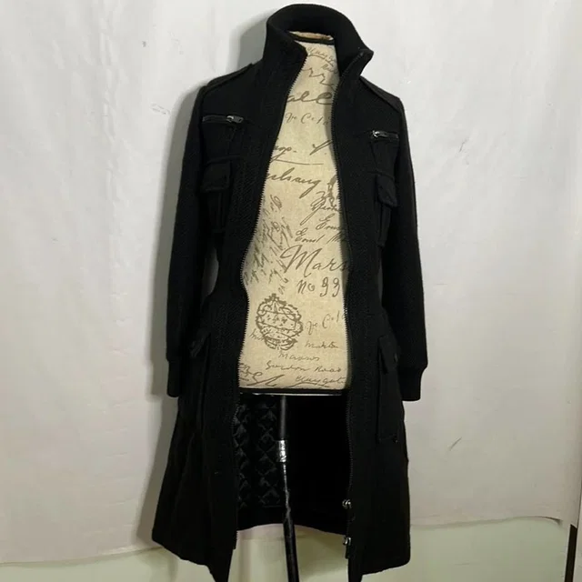 Diesel Blackjacket Coat Size Xs in black from Poshmark