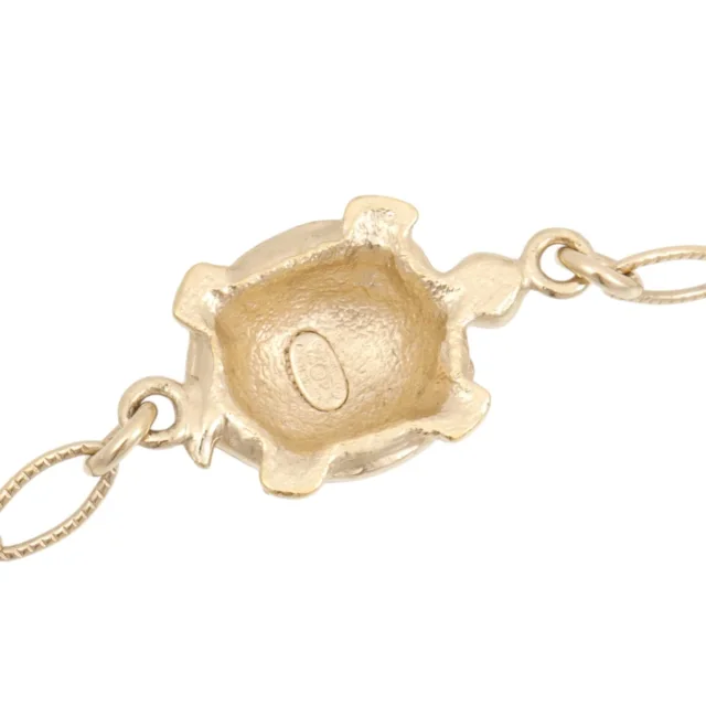 Chanel 2006 Coco Heart Ribbon Motif Necklace Gold/Multi in Gold from VINTAGE QOO TOKYO, photo 7 of 7