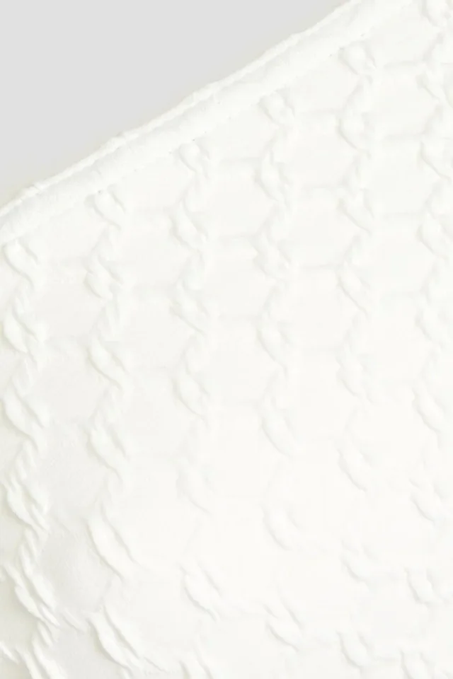 Zimmermann Raie Textured Bandeau Bikini Top, photo 9 of 10 from THE OUTNET