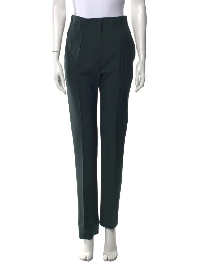 Balenciaga 2013 Straight Leg Pants in green from The RealReal