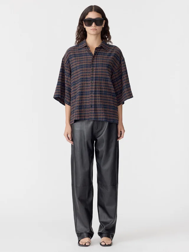 Bassike Texture Check Shirt from bassike, photo 1 of 1