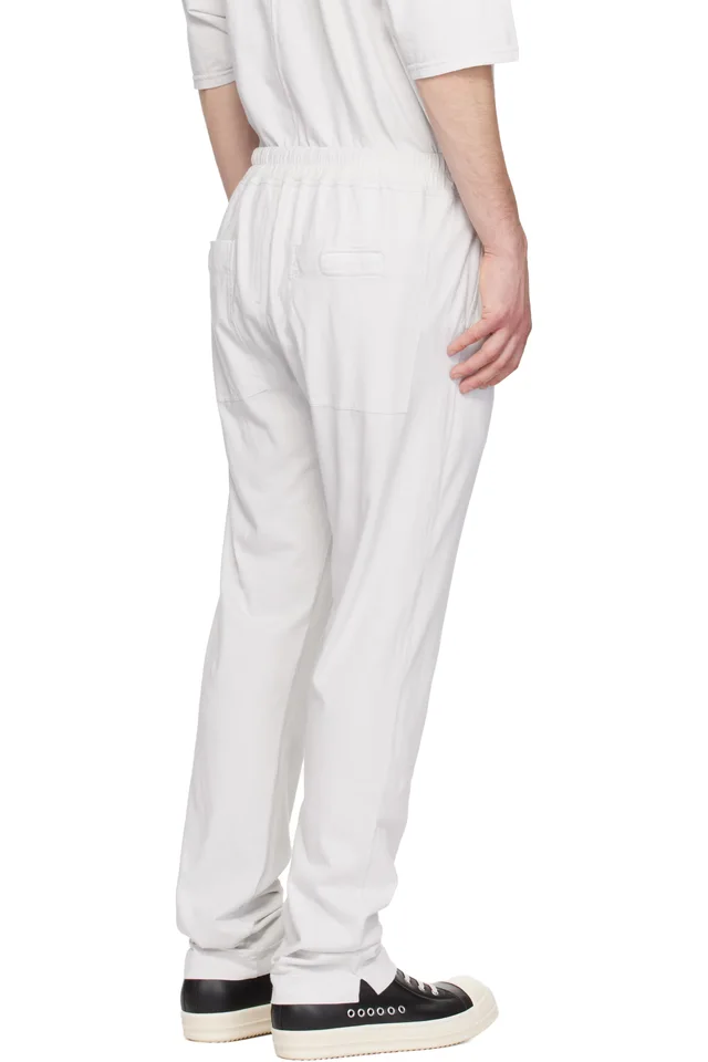 Rick Owens DRKSHDW Off-White Temple Berlin Drawstring Sweatpants, photo 3 of 4 from SSENSE