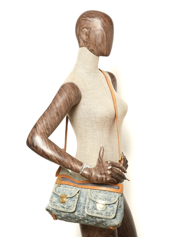 Louis Vuitton Monogram Denim Baggy PM Bag in Denim from A Retro Tale, photo 9 of 9