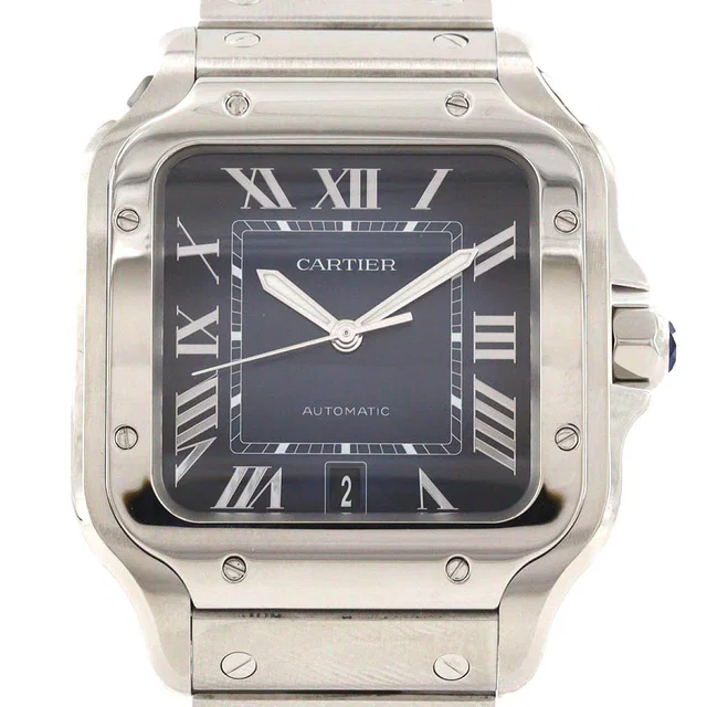 Santos de Cartier LM Stainless Steel Automatic from LuxUness
