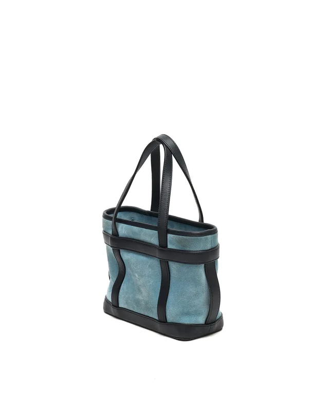 Loewe Small Anagram Suede Tote Bag in Suede from A Retro Tale, photo 3 of 10