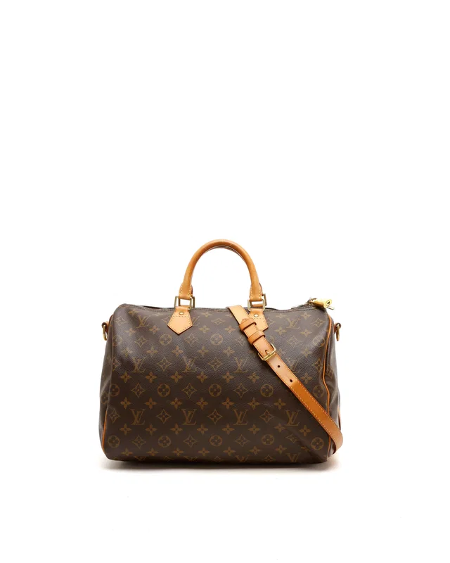 Louis Vuitton Monogram Speedy Bandoulière 35 Bag in Coated canvas from A Retro Tale