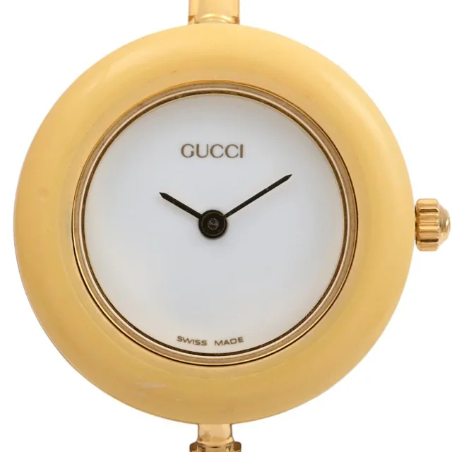 Gucci Change Bezel Watch 12 Colors 11/ /2 Quartz White in White from VINTAGE QOO TOKYO, photo 5 of 8