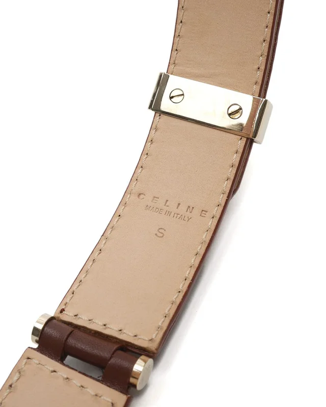 Celine Leather Belt, Size S in Leather from A Retro Tale, photo 5 of 5