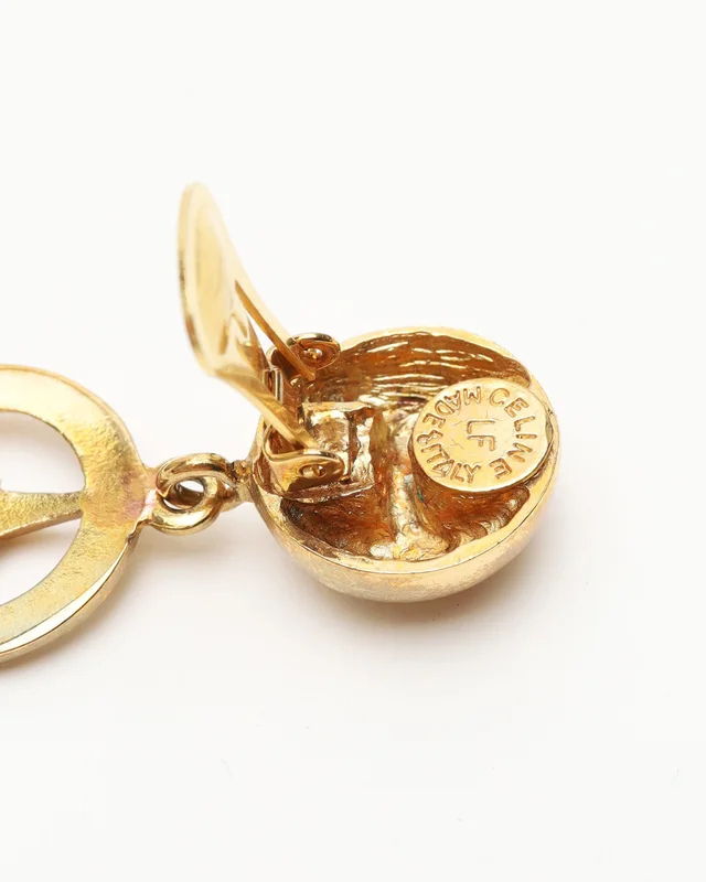 Celine Eiffel Tower Clip-on Earrings from A Retro Tale, photo 3 of 5