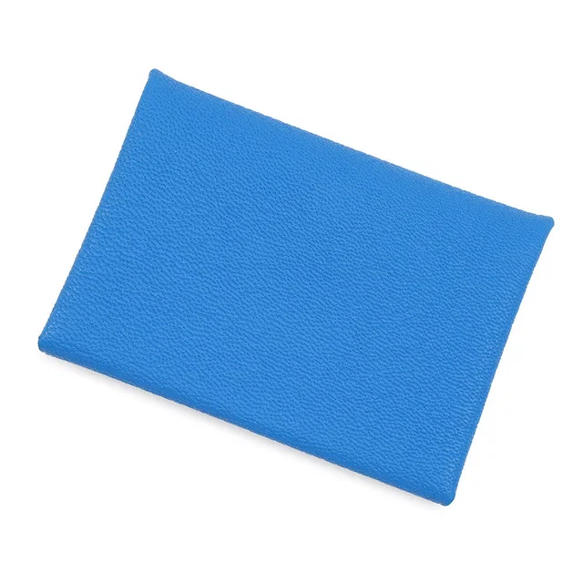 Hermès Calvi Duo Blue Hydra Chevre Myzore Goatskin in Blue Goatskin from GALLERY RARE