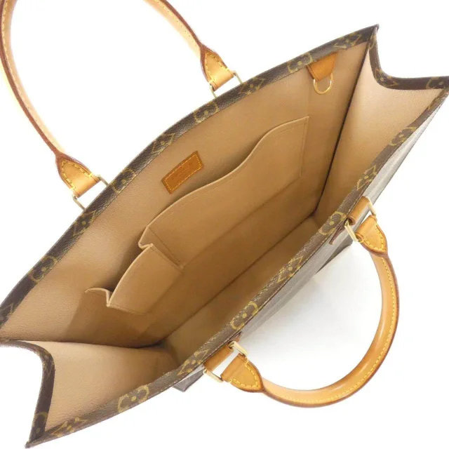 Louis Vuitton Monogram Tote Bag in Brown Canvas from LuxUness, photo 6 of 7
