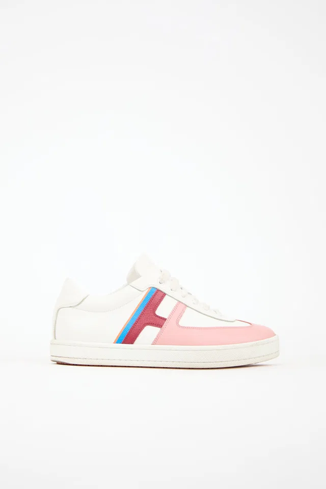 Hermès Leather Boomerang Sneaker in Leather from VSP Consignment