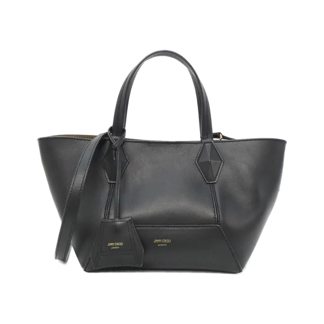 Jimmy Choo Diamond Tote Small Diamond Tote Shut Bag in BLACK calf from KOMEHYO