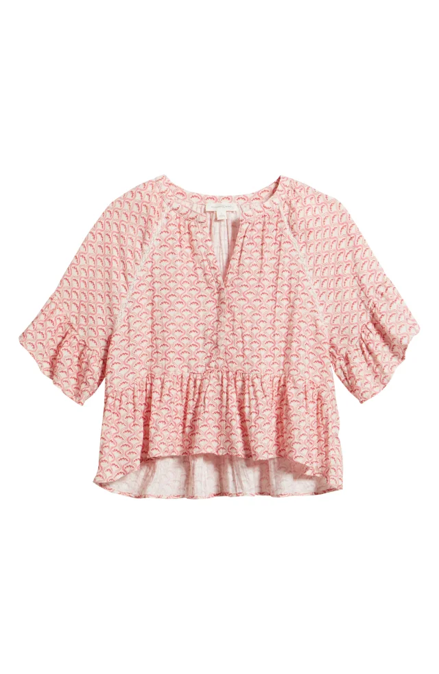 Treasure & Bond Ruffle Peplum Top, photo 6 of 7 from Nordstrom Rack
