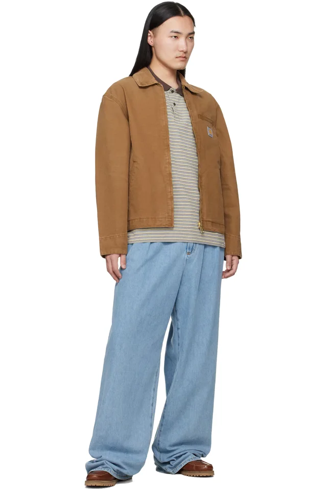 Carhartt Work In Progress Tan Detroit Jacket, photo 4 of 4 from SSENSE