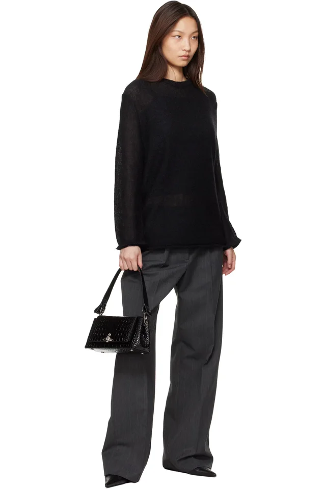 Vivienne Westwood Black Hazel Medium Bag, photo 4 of 4 from SSENSE
