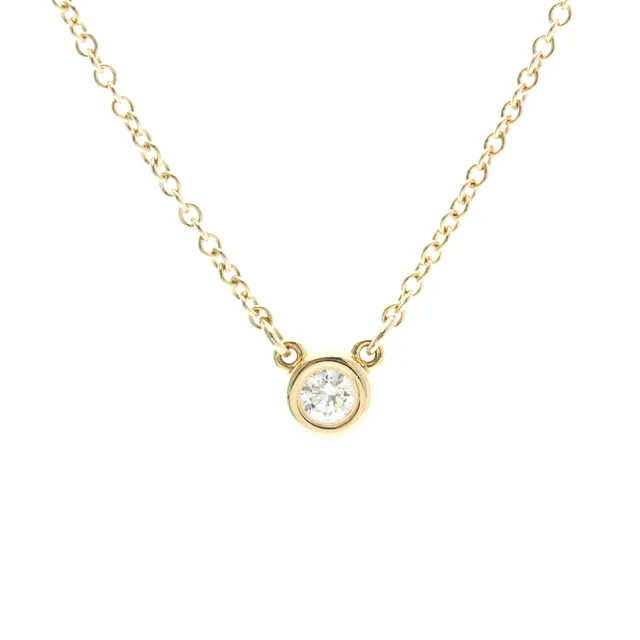 Tiffany & Co. By The Yard Diamond Necklace 18K Pink Gold Polished in Pink gold Pink gold (18K) from Elady