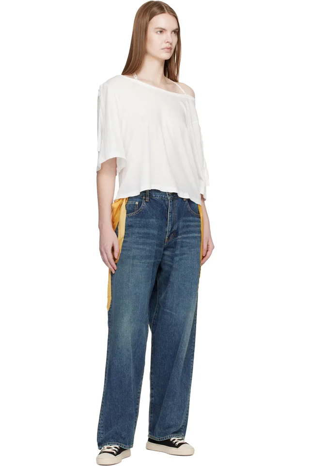 UNDERCOVER White Strap T-shirt, photo 4 of 4 from SSENSE