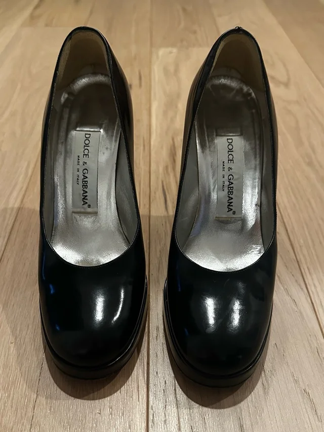 Dolce & Gabbana Vintage Y2k Heels in black Patent leather from Poshmark