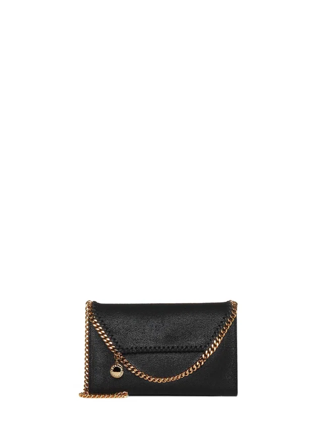 Stella McCartney Falabella Crossbody Bag — Black Polyester in Black from HEWI